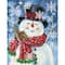 Diamond Dotz&#xAE; Intermediate Joyful Jolly Snowman Diamond Painting Kit